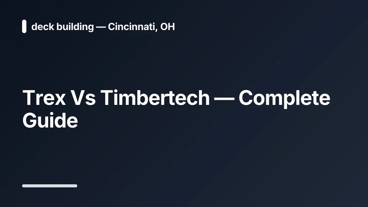 trex timbertech