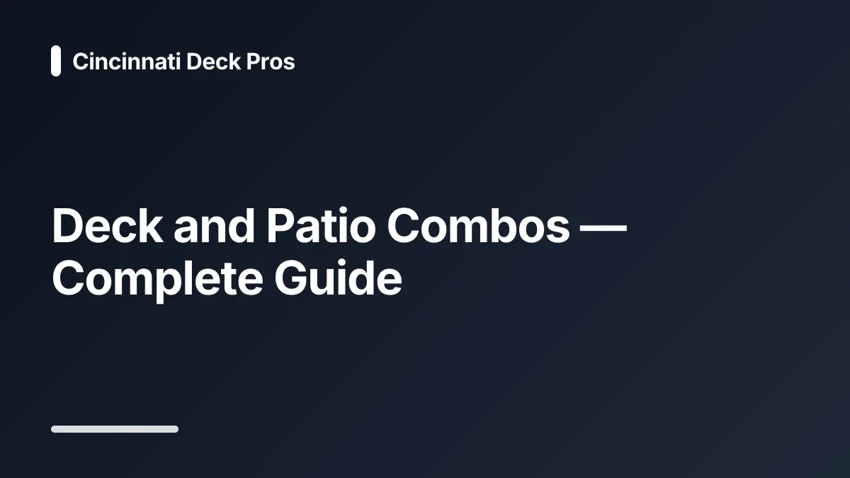 deck patio ideas